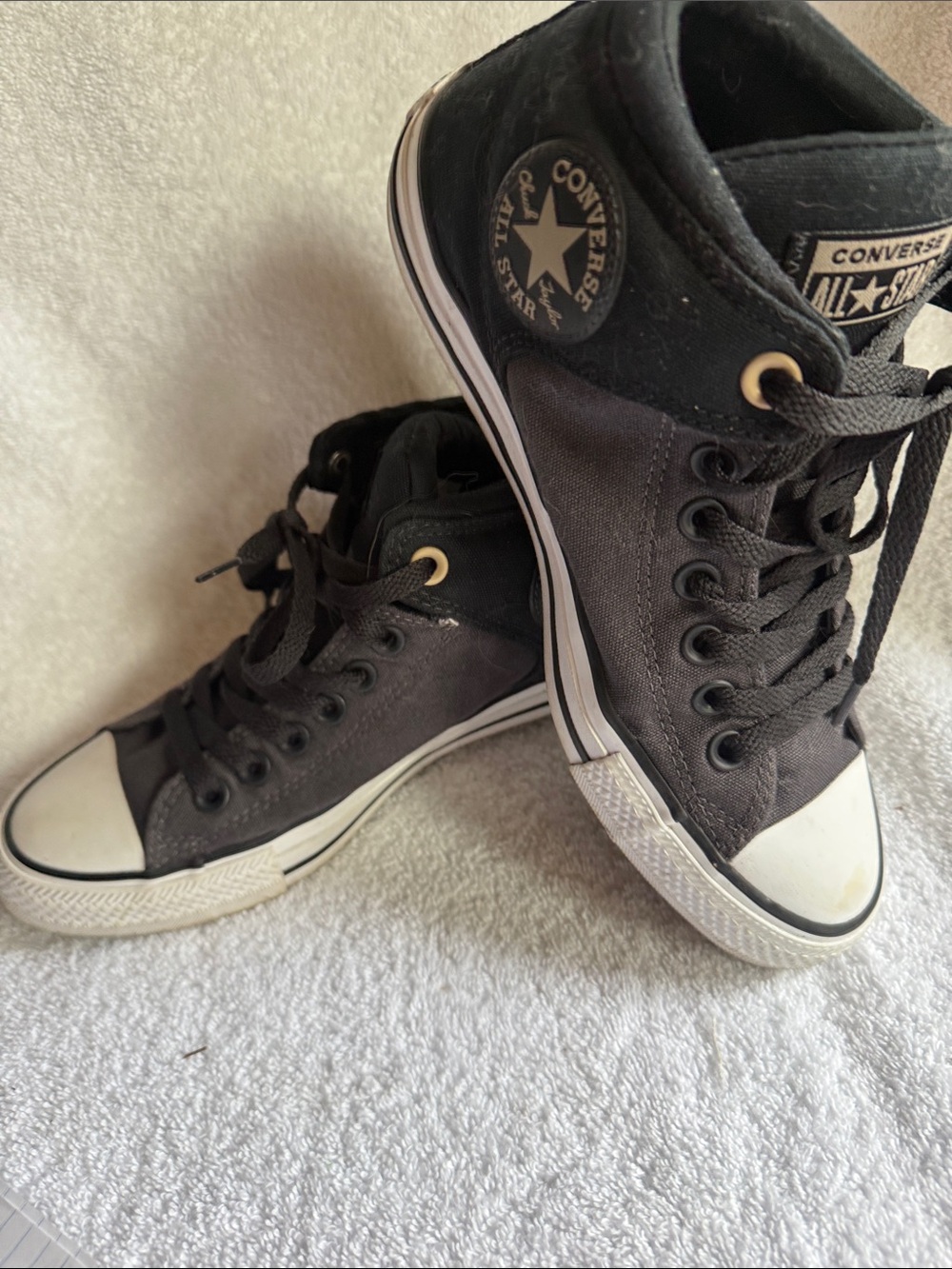 Converse Black High Top All Star Sneakers